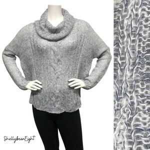 WOODEN SHIPS Mohair Bld Marled COWL Sweater XS S M